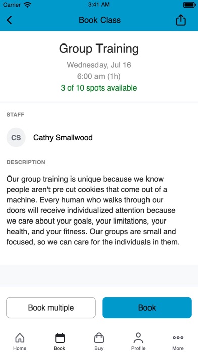 Momentum Fit Incorporated Screenshot