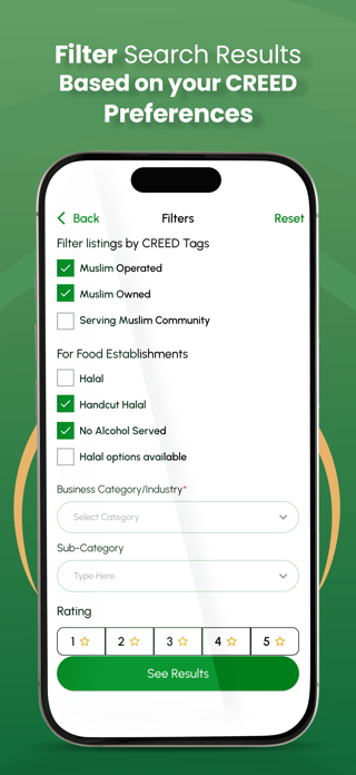 CREED Muslim Commerce Platform Screenshot 4 of 9