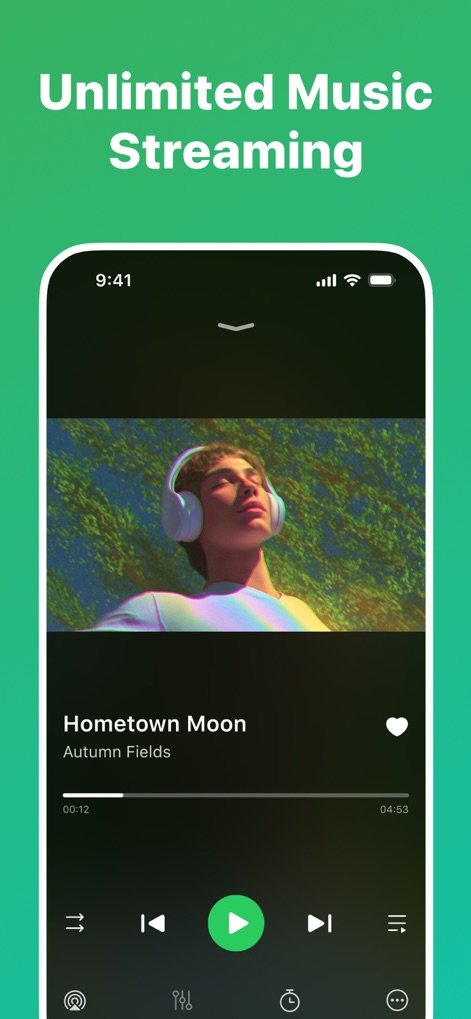 Offline Music & MP3 Player - Experience uninterrupted playback with clear, intuitive controls and immersive full-screen album art for every track.