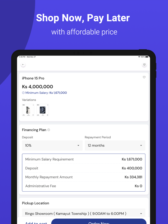 PLUS+ App iPad screenshot 6 - Finance app