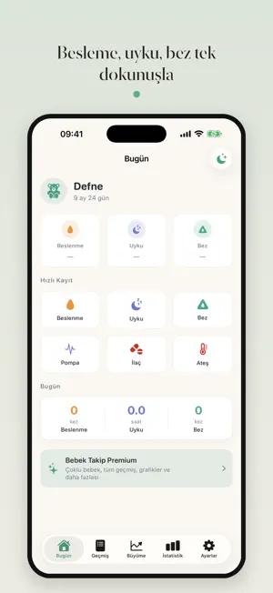 Feeding, sleep & diaper log screenshot 1