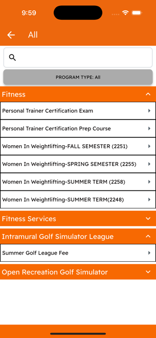 RIT RecWell Screenshot 2 of 6