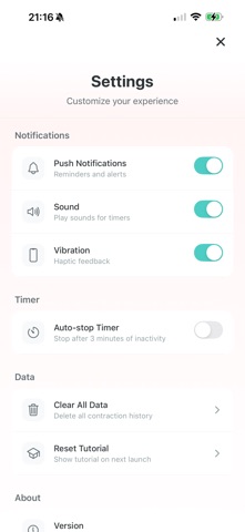 Contraction & Baby Tracker Screenshot 6 of 6