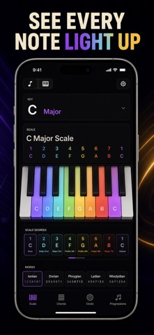 Piano Scales Modes Chord Book Screenshot 1 of 10