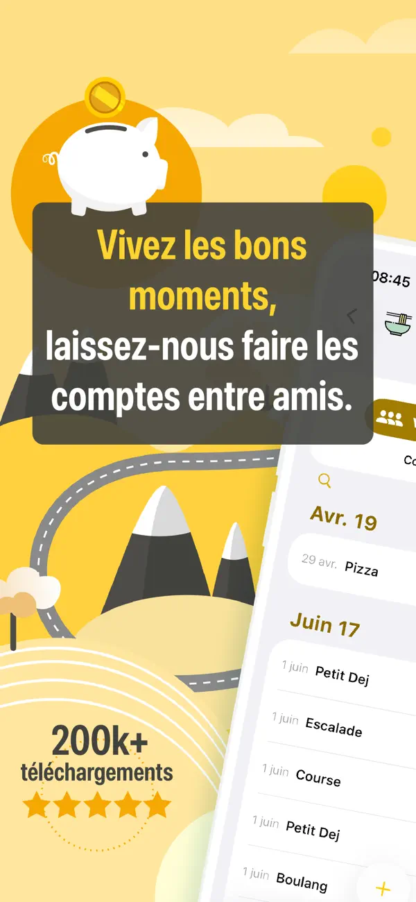 Screenshot #1 pour Banana Split - Cagnotte