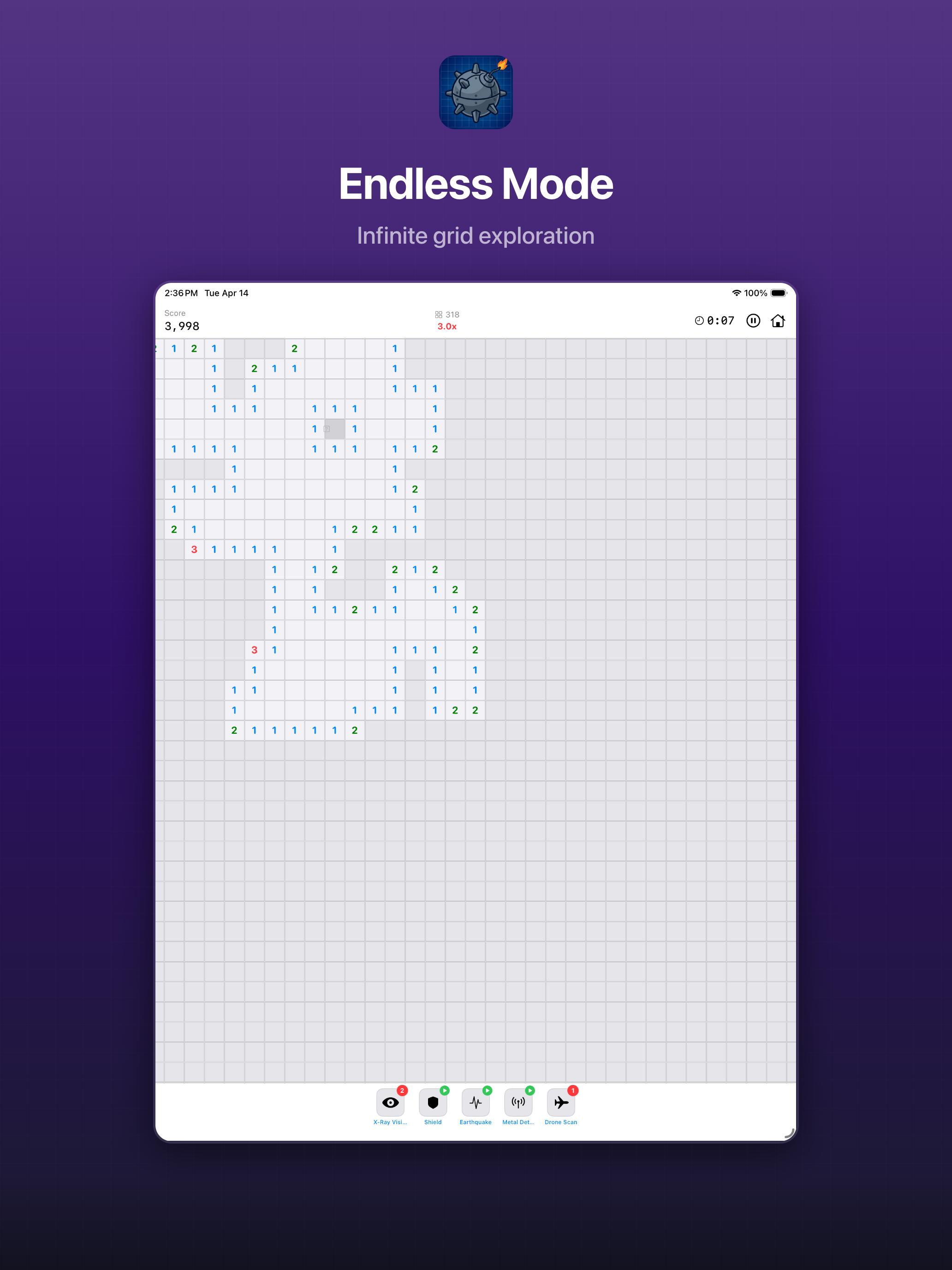 Endless Minesweeper: Mine Hunt