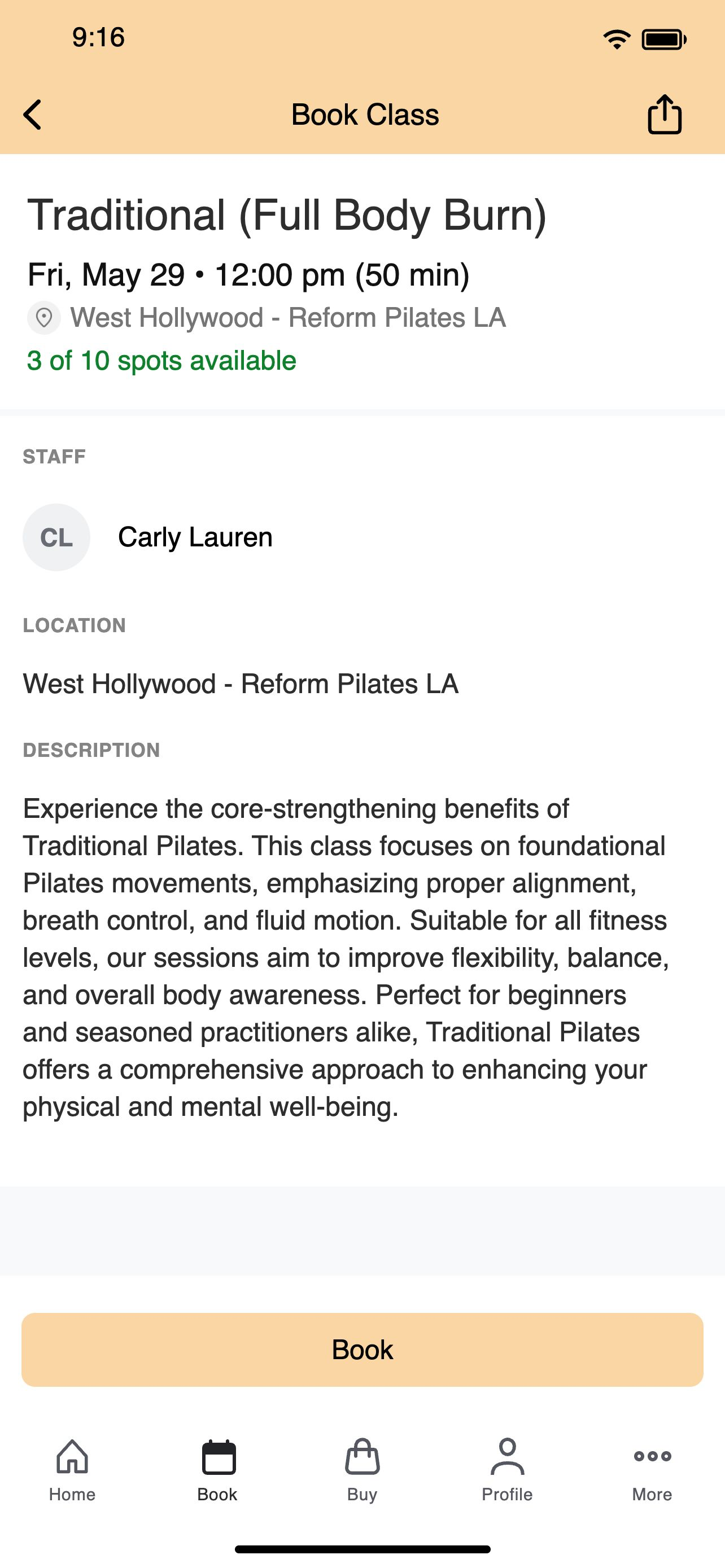 Reform Pilates LA screenshot 3