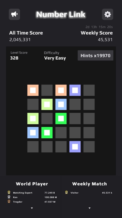 Number Link - color matching