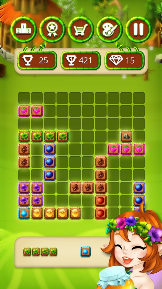 #1. Magic Forest : Block Puzzle (iOS) By: PLAYTOUCH