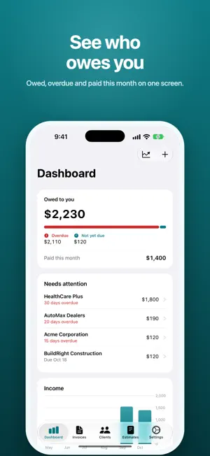 Invoice Lab: Invoice Maker screenshot 1