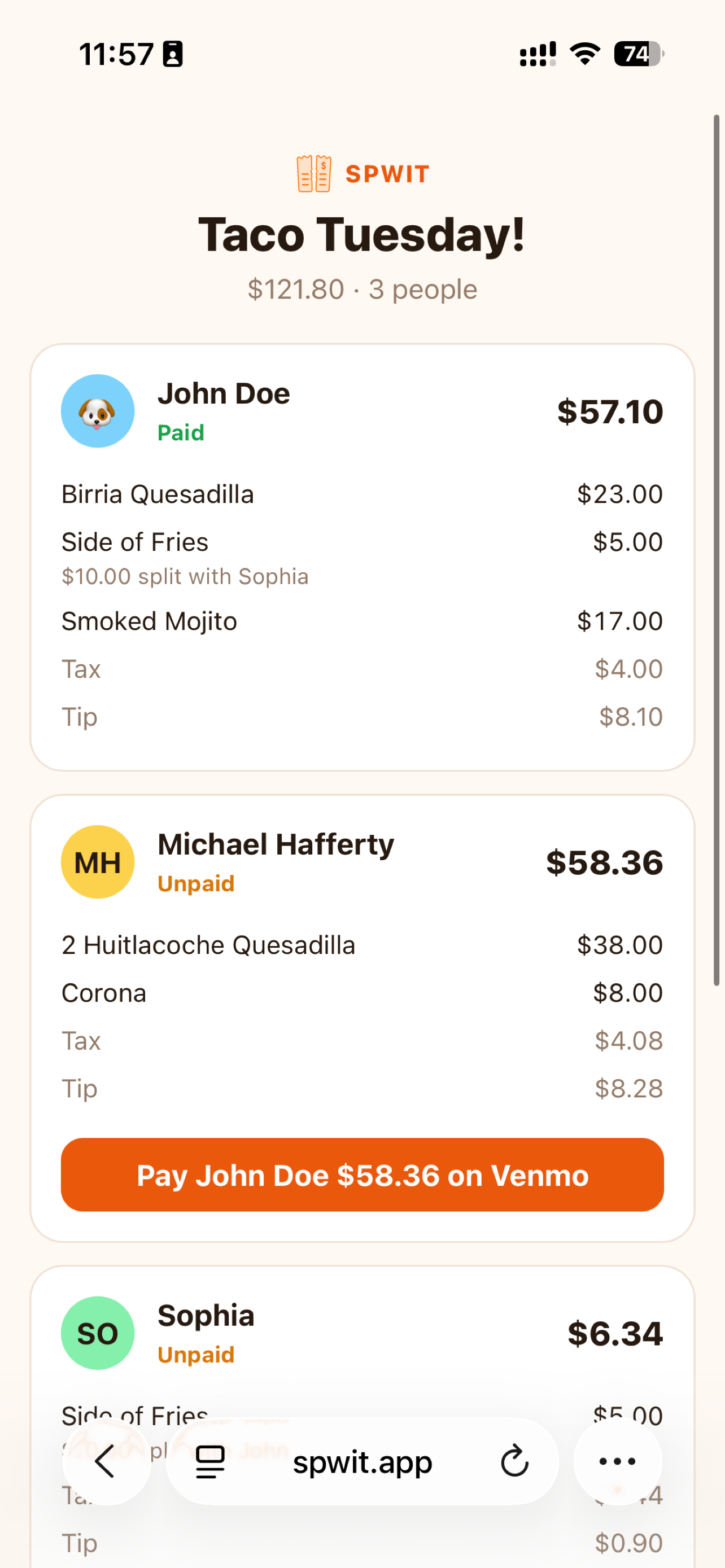 Spwit: Receipt Splitter screenshot 5