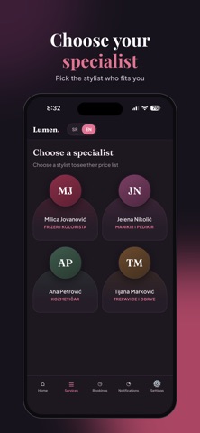 Lumen Salon screenshot 1