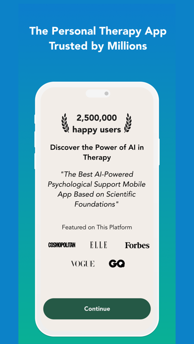 AI Therapist: CBT Therapy App Screenshot