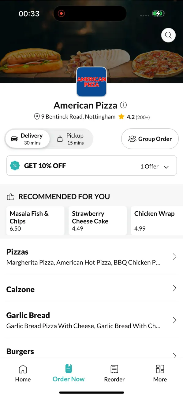 Screenshot #2 pour American Pizza.