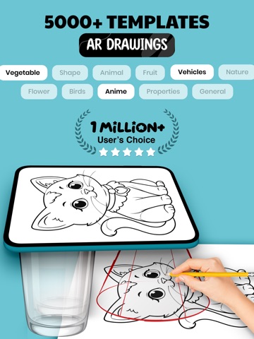 AR Sketch - Drawing Trace iPad screenshot