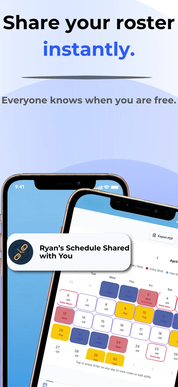 Screenshot #1 pour Shift Sync