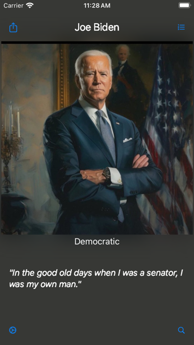 US President Quotes iPhone screenshot 4 - Reference app
