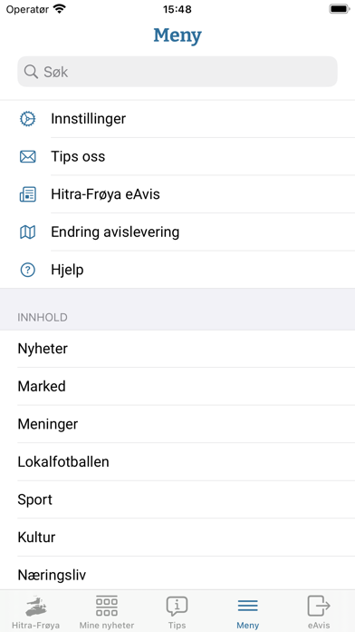 Hitra-Frøya Nyheter Screenshot