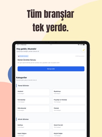 Tus Bankası - Tus Hazırlık iPad screenshot