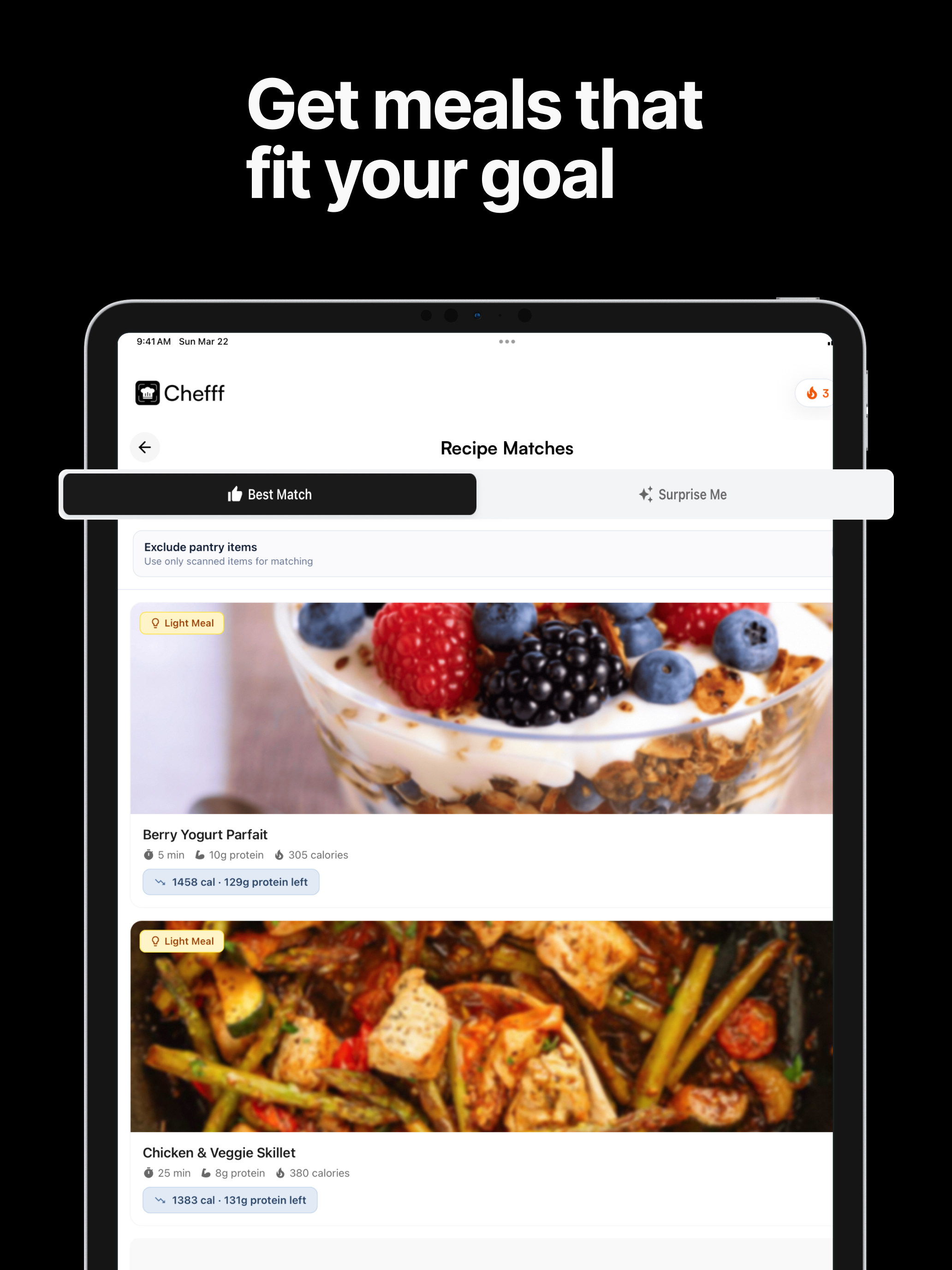 Chefff: Macro & Meal Tracker