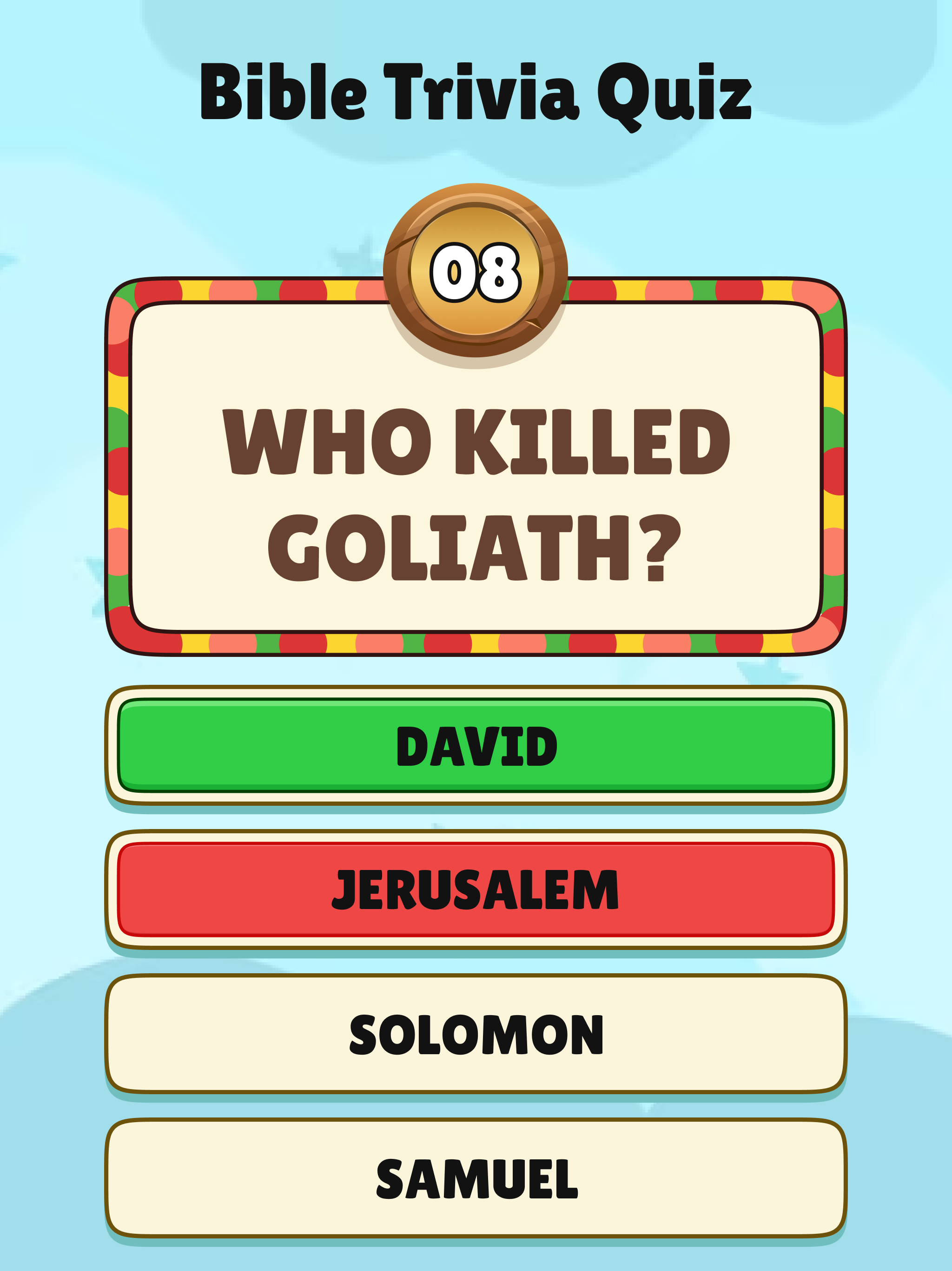 Bible Quiz & Answers