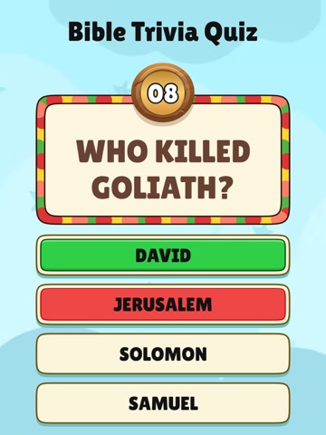 Bible Quiz & Answers iPad screenshot