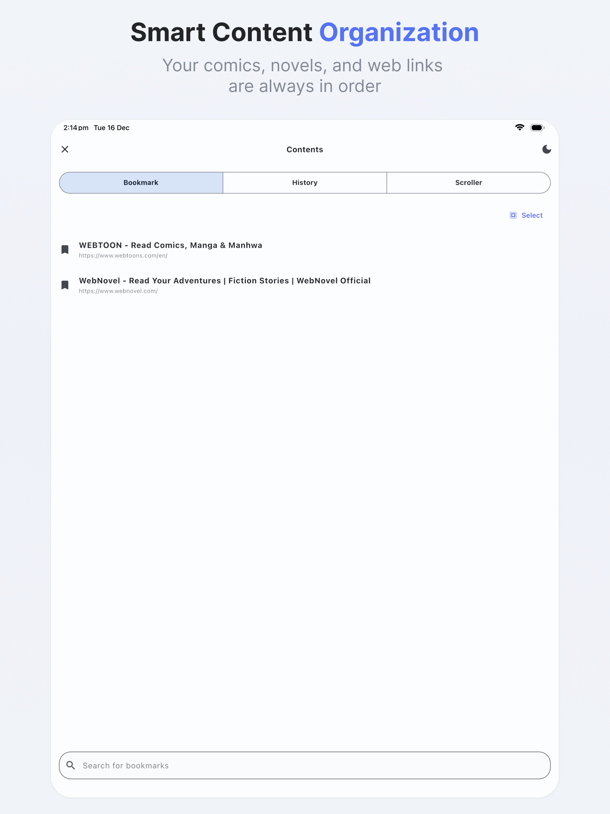 Sola: Comic Novel Browser screenshot 11