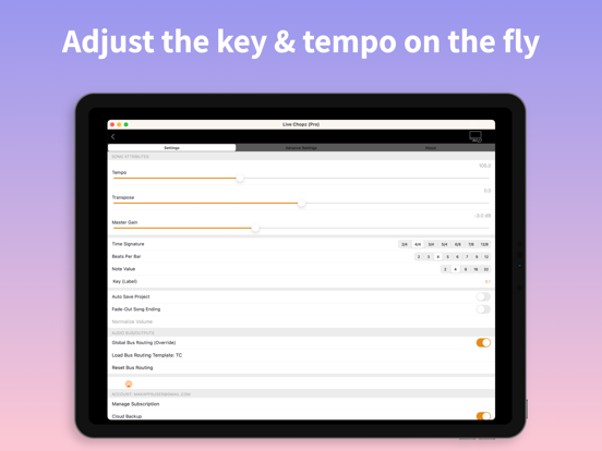 Live Chopz (Pro) iPad screenshot 6 - Music app
