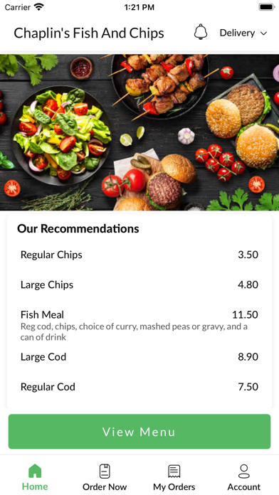 Chaplins Fish And Chips Screenshot