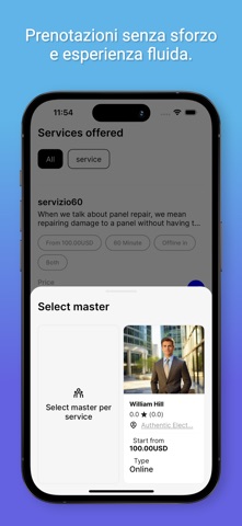 BookNow Appuntamenti User screenshot