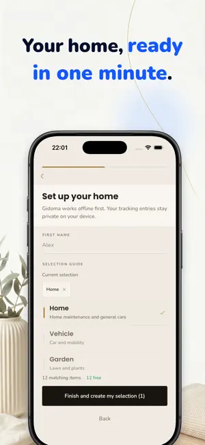 Gidoma - Home Maintenance Log screenshot 2