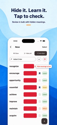 Wijetan - Widget Flashcards iPhone screenshot