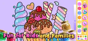 Rainbow Neon Coloring Book Kid screenshot 4