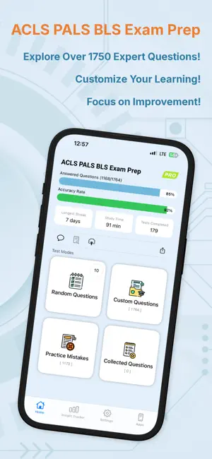 ACLS PALS BLS Exam Prep screenshot 1
