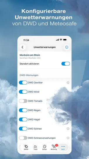 Screenshot von Agrar Wetter auf dem iPhone 6
