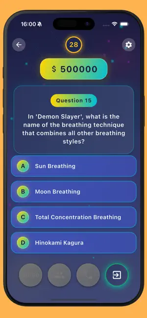 Anime Millionaire Quiz screenshot 4
