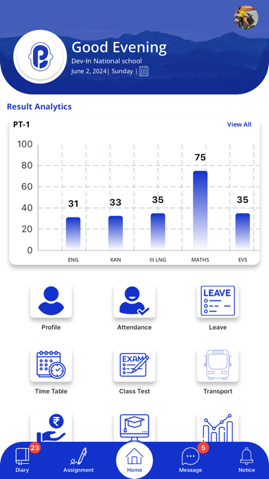 ParentEye - School App Screenshot
