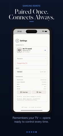 Simple TV Remote iPhone screenshot