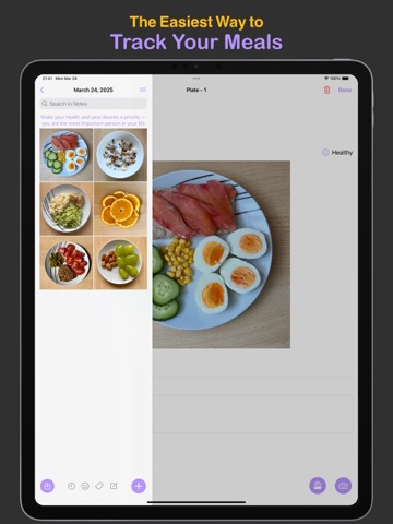 PlatePix: Photo Food Journal iPad screenshot