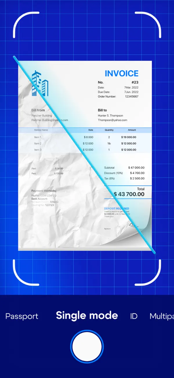 Screenshot #2 pour PDF Scanner: Scan Documents AI