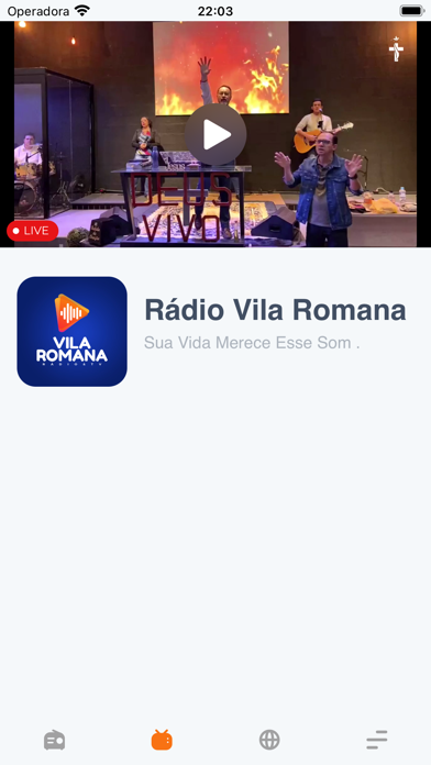 Rádio Vila Romana Screenshot