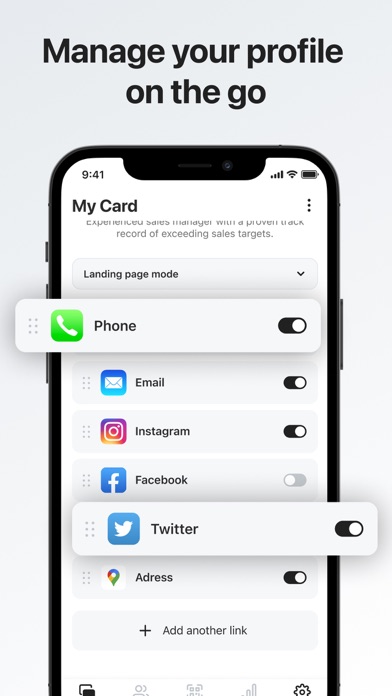 The Last Business Card for BB Screenshot