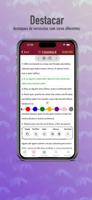 Bíblia Portuguesa ARA, ARC, LV screenshot 2