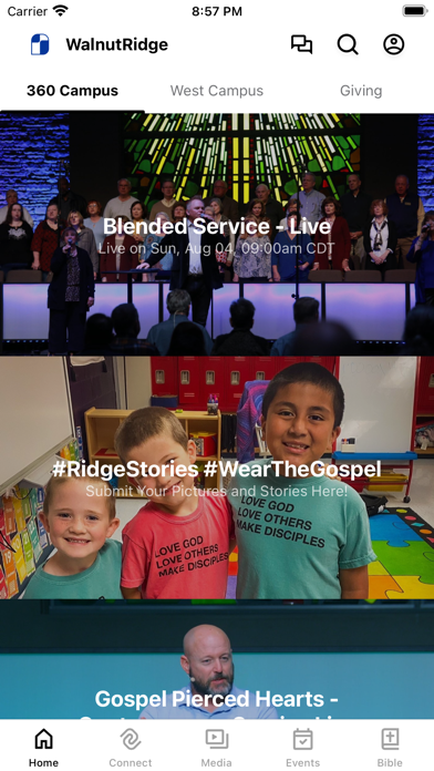 Walnut Ridge Church Screenshot