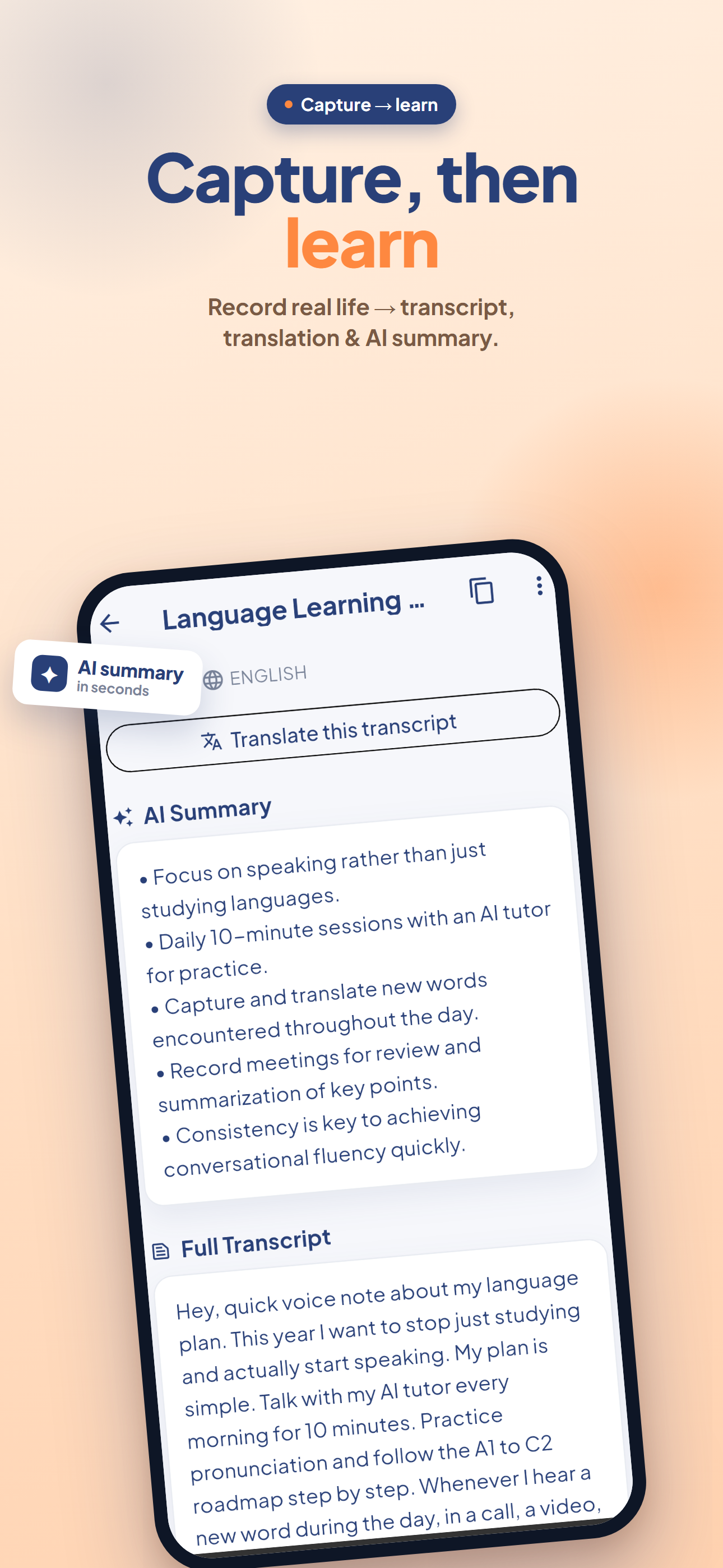 Lauda: AI Language Tutor screenshot 8