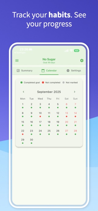 Not Today Tracker Screenshot 2 of 4