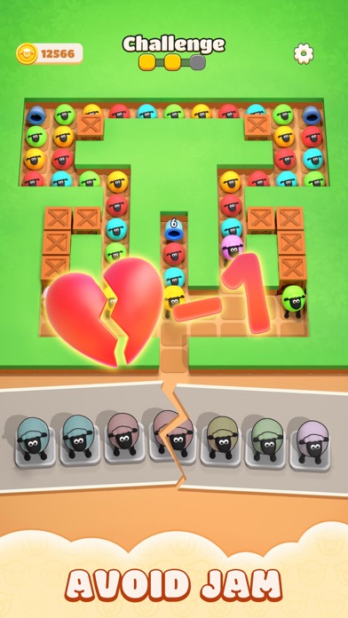 Sheep Jam 3D -Sort puzzle game Screenshot