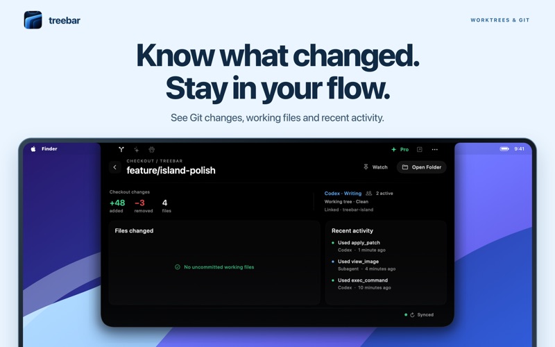 Treebar screenshot 2