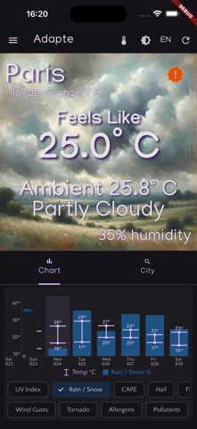 Adapte screenshot