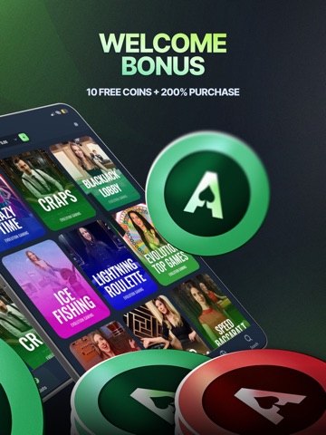 Acebet Social Casino & Slots iPad screenshot 2